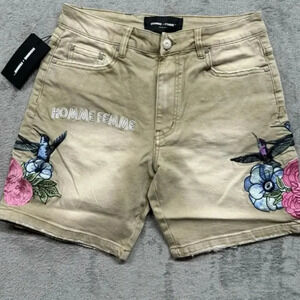 Men’s Homme Femme Embroidered shorts Size 30
